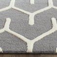 thumbnail image 3 of SAFAVIEH Cambridge Mirabelle Geometric Wool Area Rug, Dark Gray/Ivory, 5' x 8', 3 of 7