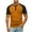 Orange, variant on Mgmyaa Summer T-shirt for Men Casual Henley Neck Short Sleeve Tops