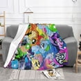 thumbnail image 2 of My Lit-Tle Pony Fleece Blanket Super Soft Cozy Throw Blanket Fuzzy Comfy Flannel Blanket Warm Plush Blankets And Throws For Couch, Sofa, Bed 50"X40", 2 of 7