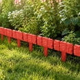 thumbnail image 5 of Imitation Stone Garden Fence, Plastic Garden Retaining Fence, 40PCS Garden Edging Border No Dig with Push-in Stakes, Faux Stone Edging for Landscaping Flower Beds Lawn Yard Paths (Grey), 5 of 7