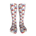 thumbnail image 5 of Pofeuu Cartoon Helicopter Print Stockings, Adult Running Hiking Socks for Youth and Adult-One Size, 5 of 8