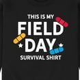 thumbnail image 3 of Instant Message - Field Day Survival Shirt - Men's Crew Neck Fleece Pullover, 3 of 6