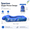 Blue, variant on Inflatable Lounger Air Sofa, Pump-Free Portable Camping Couch with Carry Bag, Waterproof Outdoor Lounge Chair for Beach, Park and Poolside, Dark Blue Pattern