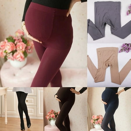 

Pregnant Women Winter Thicken Tights Maternity Warm Footed Leggings Pantyhose