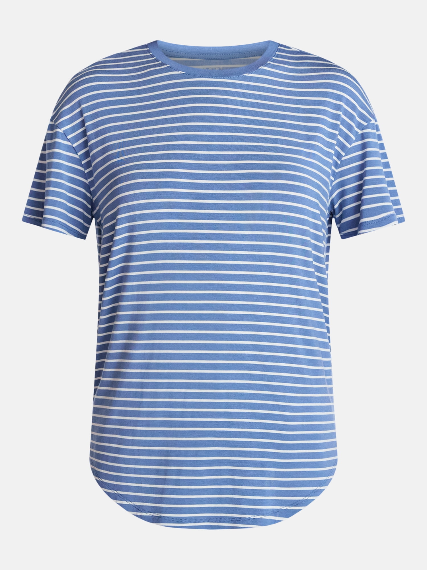 Time and Tru Women's Tunic Tee with Short Sleeves, Sizes XS-XXXL