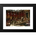 thumbnail image 2 of Edward John Poynter 24x17 Black Modern Framed Museum Art Print Titled - The Visit of the Queen of Sheba to King Solomon (1890), 2 of 5