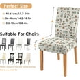 thumbnail image 3 of Dining Room Chair Covers Set of 4, Stretch Spandex Removable Washable Chair Slipcovers，Parsons Chair Slipcover for Dining Room, Restaurant, Kicthen, Hotel, 3 of 5