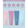 thumbnail image 4 of Bliss Silicone Travel Bottles for Toiletries - 4 Pack Refillable Travel Size Containers, 4 of 7