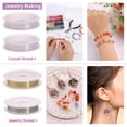 thumbnail image 4 of Kit para hacer joyas QUEFE, 1800 unidades, cuentas de cristal con suministros, 4 of 7