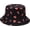 Mushroom Black, variant on Unisex Reversible Packable Bucket Hat Sun hat for Men Women