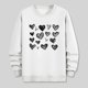 thumbnail image 5 of TaTaai Men's Valentine Heart Print Long Sleeve Round Neck Pullover, Valentine's Day Gift, Casual Sports Activewear Top Gift, 5 of 6