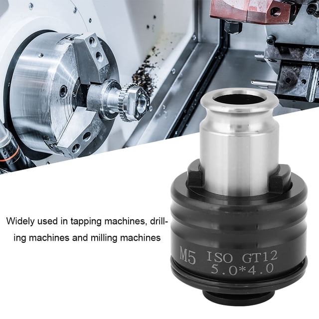 Tap Socket, Tapping Collet, Long Service Life Safe And Fast Clamping Strength For Drilling Machines Tapping Machines M3,M4,M5