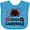 Turquoise, variant on Inktastic Little Ladybug with Flowers Boys or Girls Baby Bib