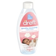 Dreft Baby Gentle Cleansing Fabric Rinse and Odor Remover, Hypoallergenic, Lightly Scented, 48 fl oz