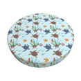 thumbnail image 2 of Lsque Turtle Round Bar chair cushion covers Velvet Fabric Premium Comfort Protects from Scratches and Stains for 14-17 Inch Chair- 13 inch, 2 of 7