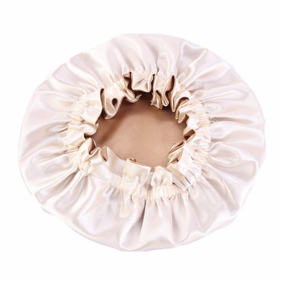 Parent Child Lace Satin Nightcap Imitation Silk Hair Design Cap for Ladies and Kids Soft Comfortable Sleep Accessory