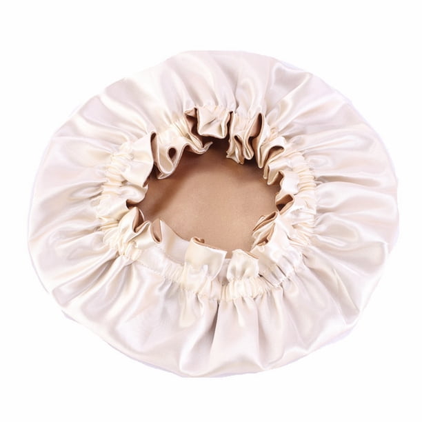 Gorro de dormir de satén para padres e hijos - Imitación de seda, elástico, para proteger el cabello