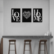 thumbnail image 3 of Cuadro Decorativo de Metal con Diseño combo love home  Grande, 3 of 4