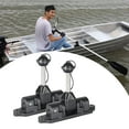 thumbnail image 3 of LOVIVER 2pcs/set Universal Oar Holder Tie Down Paddle Lock Support Inflatable Boat Canoe, 3 of 8