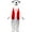 Red, variant on Adult Inflatable Polar Bear Costume (2 Styles: Dapper Red Vest/Minimalist Plain) - Arctic Animal Outfit For Parties, Halloween & Cosplay,Adults 4'11"-6'3",White