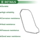 thumbnail image 5 of Sello de cárter de aceite para automóvil Unique Bargains, Sello de cárter de aceite de transmisión, Sello de cárter de aceite del motor No.0BL398009 para Audi A8 D4 2009-2014 1 Pc Buen sellado, 5 of 7