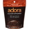 Adora 496844 Calcium Supplement Milk Chocolate 500 Mg 30 Chewables Case Of 12