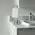 thumbnail image 2 of SunnyPoint Deluxe Countertop Fingertip Towel Holder Stand – Heavy Weighted Free-Standing Steel Towel Rack for Bathroom, Vanity or Kitchen, Satin Nickel Finish, 2 of 4