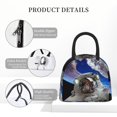 thumbnail image 4 of Disketp Astronaut in Outer Space Bolsa Térmica para Almuerzo, Lonchera con Abertura Amplia y Gran Capacidad, Organizador Reutilizable para Mujeres, Hombres y Adultos, 4 of 6