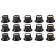 thumbnail image 2 of 15Pcs Aluminum Guitar Tone and Volume Speed Control Knobs Top Hat for Lp Electric Guitar Replacement Buttons, 2 of 7