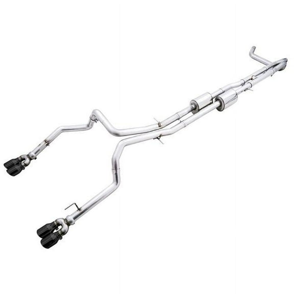 AWE 0FG Split Rear for 4th Gen Silverado/Sierra 1500 6.2L (w/ Bumper Cutouts)