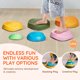 thumbnail image 3 of VEVOR Kids Balance Stepping Stones - Carrera de obstáculos sensoriales, 6 piezas, para exterior e interior, 3 of 9