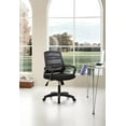Hodedah Mesh Back Office Chair, Black