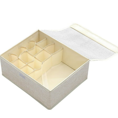 

HUAQUE Multi-Slot Bra Underwear Socks Clothes Folding Storage Organizer Box Container