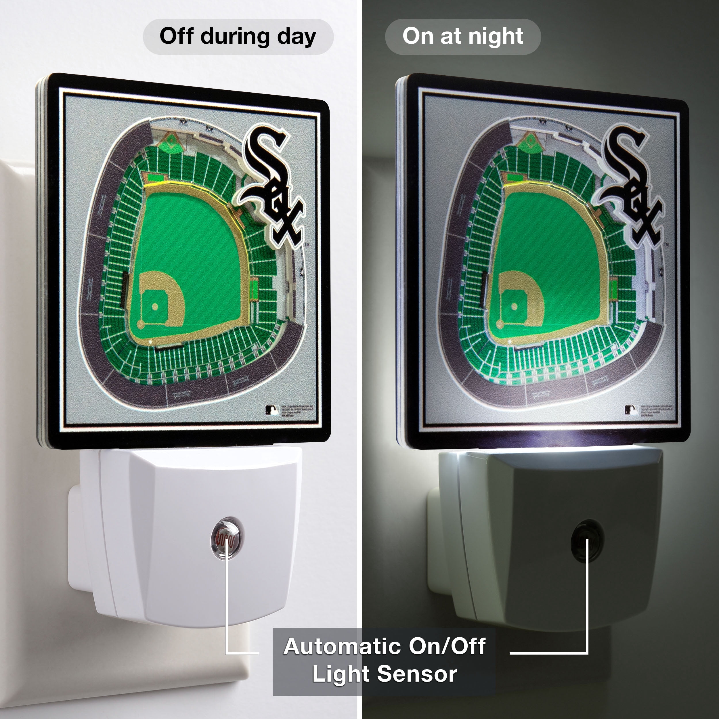 YouTheFan MLB Chicago White Sox StadiumView Nite Light