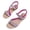 Hot Pink, variant on Summer Plus Size Casual Women's Elastic Beach Wedge Sandals Sandals for Women Hot Pink 39