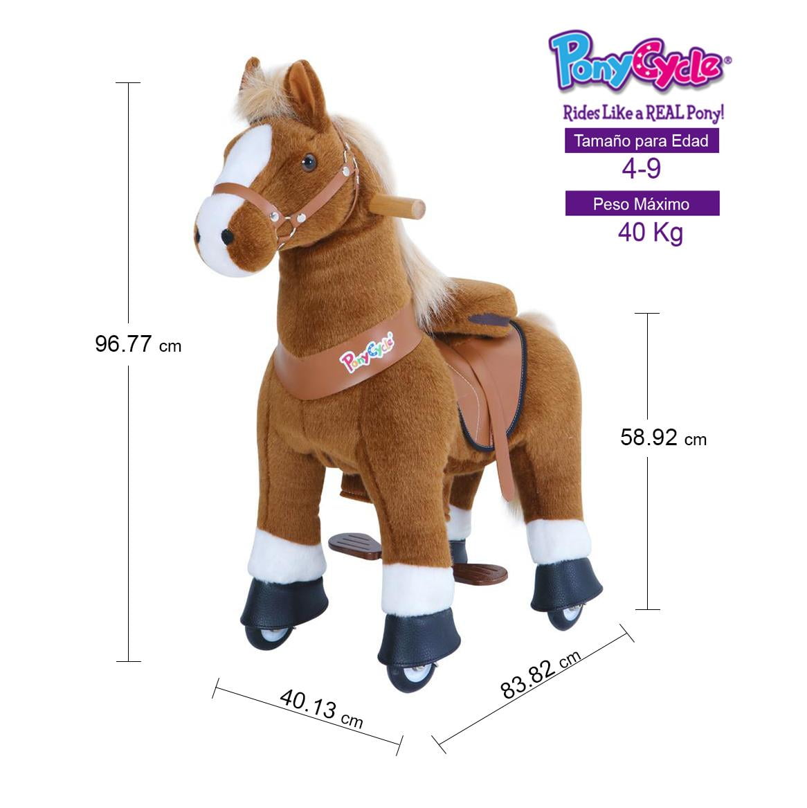 Caballito Montable Pony Cycle Con Ruedas De 4 a 9 anos U424 Ponycycle U424 Walmart en linea