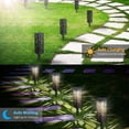 thumbnail image 4 of 6 piezas de luz solar LED hueca, ip65 impermeable al aire libre patio camino paisaje Lig - luz cálida Kuyhfg Bienvenido a Kuyhfg, 4 of 4
