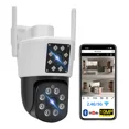 thumbnail image 1 of Skululu Security Camera 10mp 360° Wifi Hd IP66 Vision Nocturna Voice C662DR blanco, 1 of 8