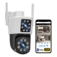 thumbnail image 1 of Skululu Security Camera 10mp 360° Wifi Hd IP66 Vision Nocturna Voice C662DR blanco, 1 of 8
