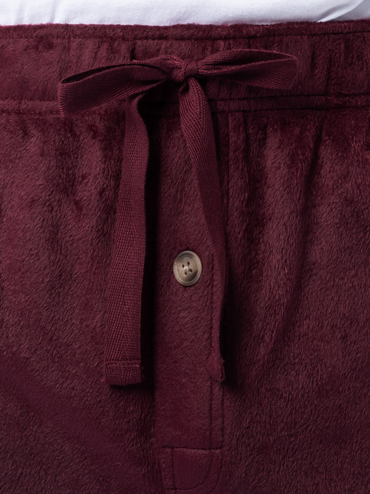 Fruit of the Loom Men's Microsueded Solid Fleece Sleep Pant, Sizes S-XL