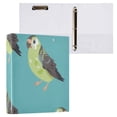 thumbnail image 3 of Birds 3 Ring Binders 1.5 inch Hardcover File Folders with Interior Pockets A4 Size Organizer for School Office Hospital, 3 of 8