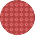 thumbnail image 1 of Ahgly Company Machine Washable Indoor Round Transitional Red Area Rugs, 4' Round, 1 of 7