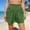Green, variant on Women's Loose-Fit Casual Plus-Size Wide-Leg Shorts, Hot Pants, and Skorts; Beach Casual Hot Shorts with Elastic Waistband; Lightweight Athletic Running and Workout Shorts Sky Blue M