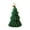 Green, variant on WEGFTDUOP Christmas Tree Aromatherapy Candle Gift Desktop Decoration Home Rotating Christmas Candles