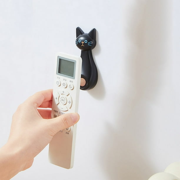 pstuiky Soporte de pared magnético para mando a distancia, organizador de mandos a distancia con adhesivo en la parte posterior.