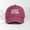 BURGUNDY, variant on Funny "Crazy Old Man" Print Washed Baseball Cap Adjustable Unisex Grandpa Casual Sun Hat