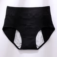 thumbnail image 2 of Washable Incontinence Underwear for Women, Thin Lightweight Urine Leak Resistant Ladies Panties, Reusable Protective Briefs for Light Bladder Leakage Black L, 2 of 4