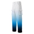 thumbnail image 4 of CONZONE Mens Cargo Pants Gradient Color Straight Leg Cargo Pants for Men Lightweight Relaxed Fit Outdoor Workout Trousers With Pockets, 4 of 4