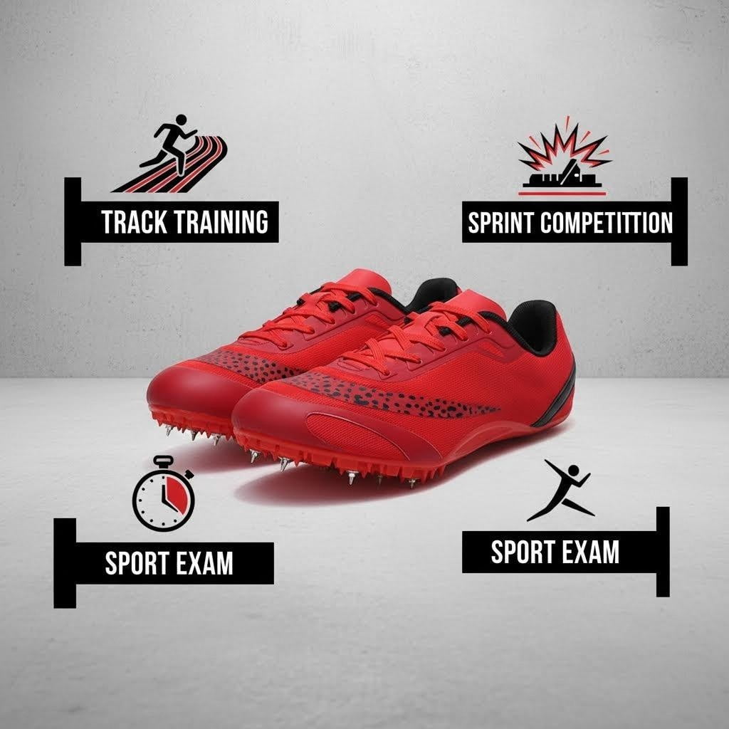 Track Spike Shoes for Men and Women, Lightwight Track & Field Shoes Unisex
