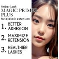 thumbnail image 2 of Amber Lash Magic Primer Plus+ [500ml/16.9oz], Eyelash Extension Primer to Increase Adhesive Strength and Bonding Retention on Natural Lashes, 2 of 5